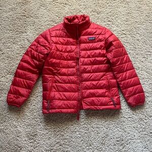 Patagonia Kids Red Puffer Jacket